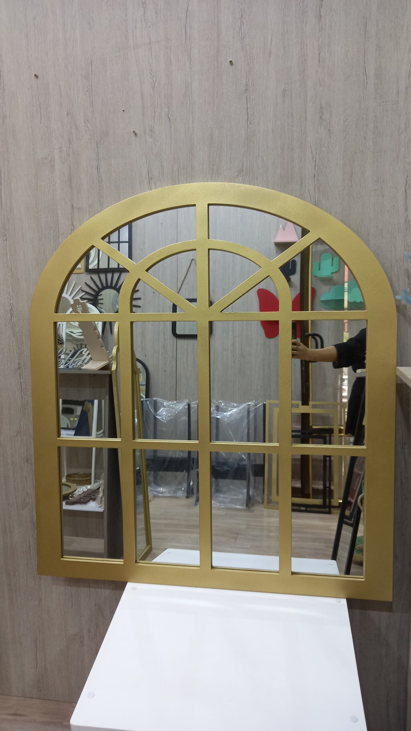 miroir maison du monde 70x40 cm | style fenêtre arquée blanc & noir miroir maison du monde 70x40 cm | style fenêtre arquée blanc & noir