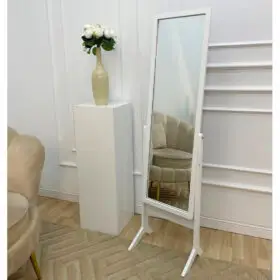 Accueil miroir sur pied tripoli – design Épuré, 140 x 38 cm