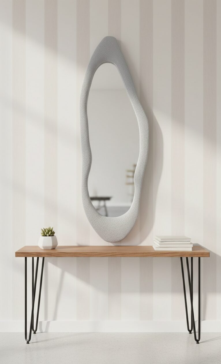 miroir sur pieds capitonné 130x40 cm nouveau modèle miroir sur pieds capitonné 130x40 cm nouveau modèle