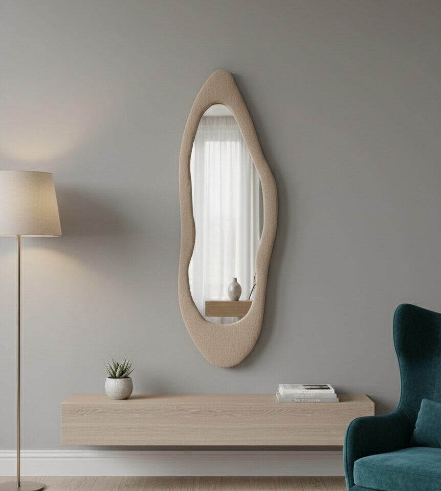 miroir sur pieds capitonné 130x40 cm nouveau modèle miroir sur pieds capitonné 130x40 cm nouveau modèle