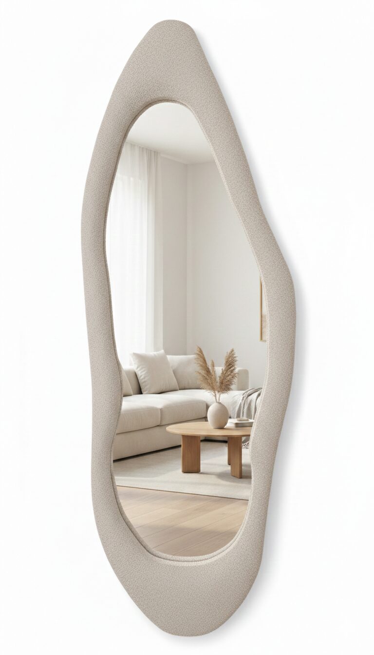miroir capetone 130x40 cm marron clair miroir capetone 130x40 cm marron clair
